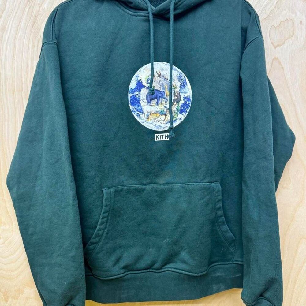 Kith Men's Green Hoodie